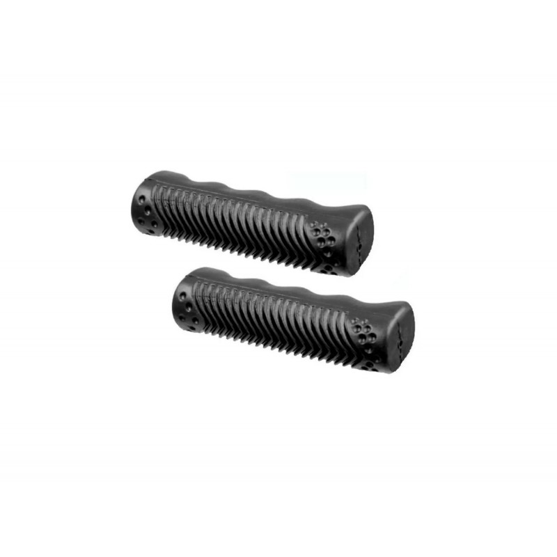 Coppia manopole pvc city-olanda nere