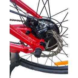 CICLI CASADEI - E-bike MTB 27.5" rosso Elettrica 36v 13Ah 250W