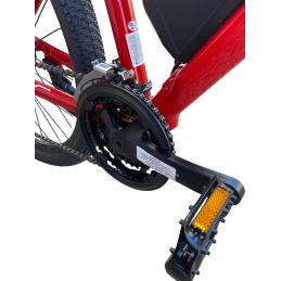 CICLI CASADEI - E-bike MTB 27.5" rosso Elettrica 36v 13Ah 250W