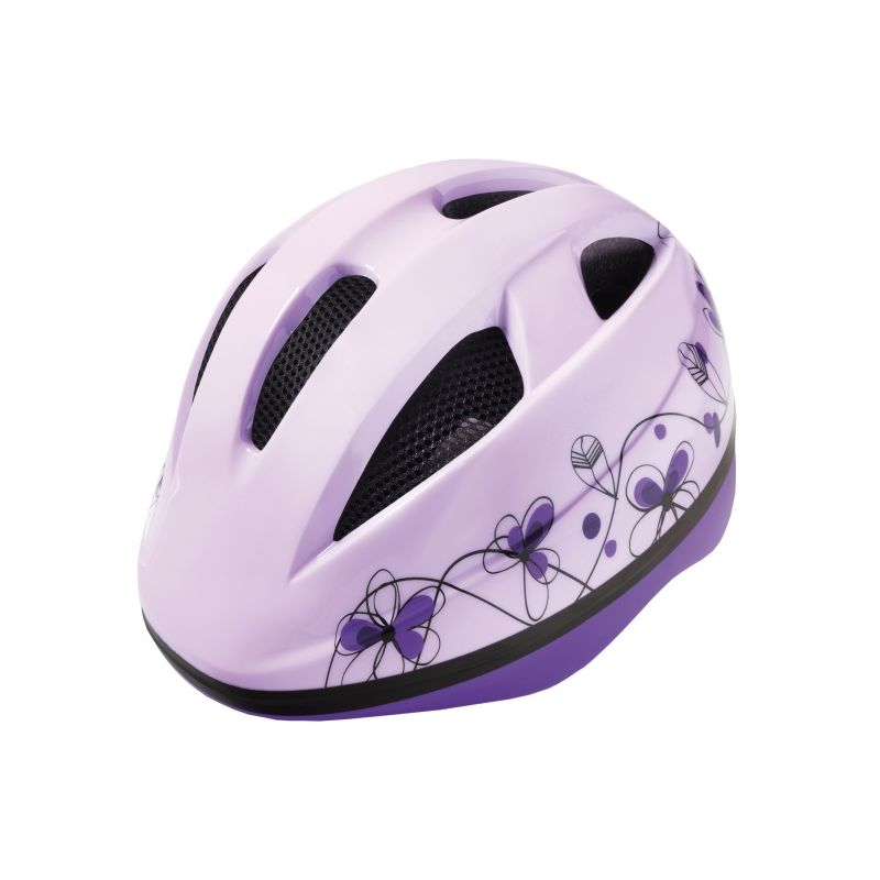 WAG - CASCO BAMBINA VIOLA CON FIORI