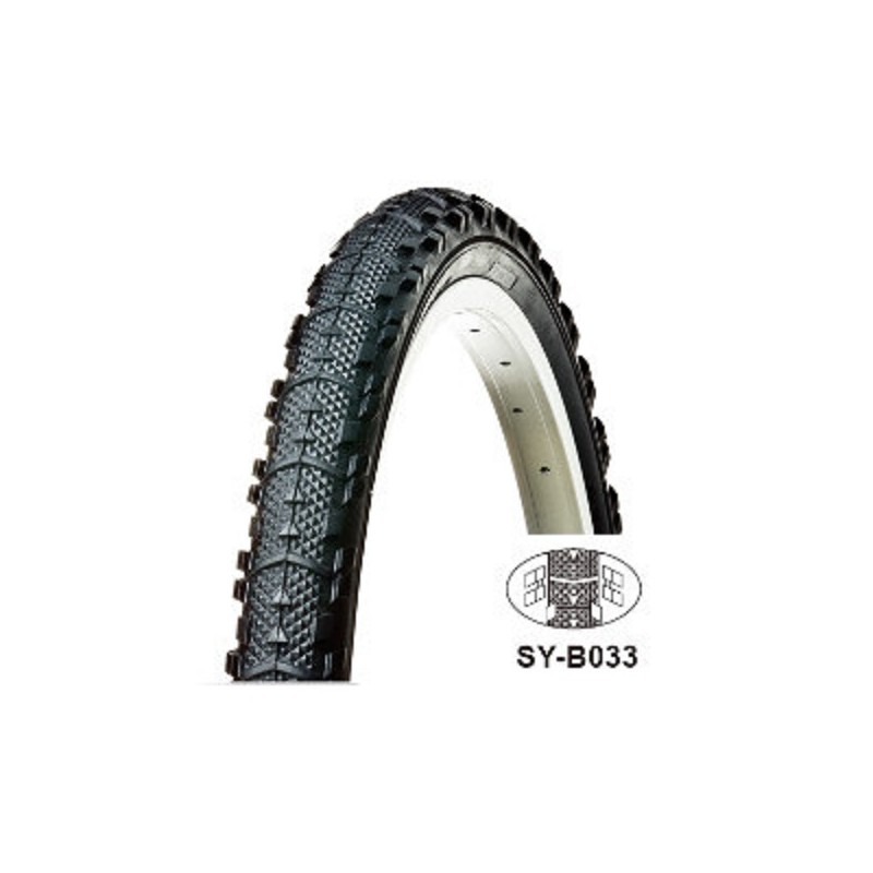 COPERTONE MTB 26''X1,95 SEMISLICK  NERO