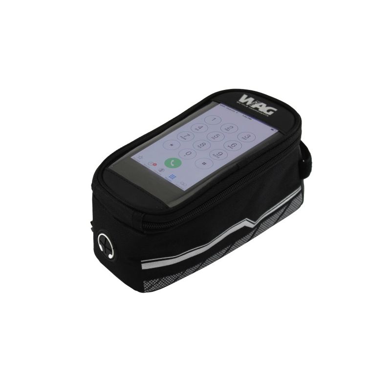 WAG - BORSETTA TUBO PORTA SMARTPHONE TOP TUBE - M, NERO