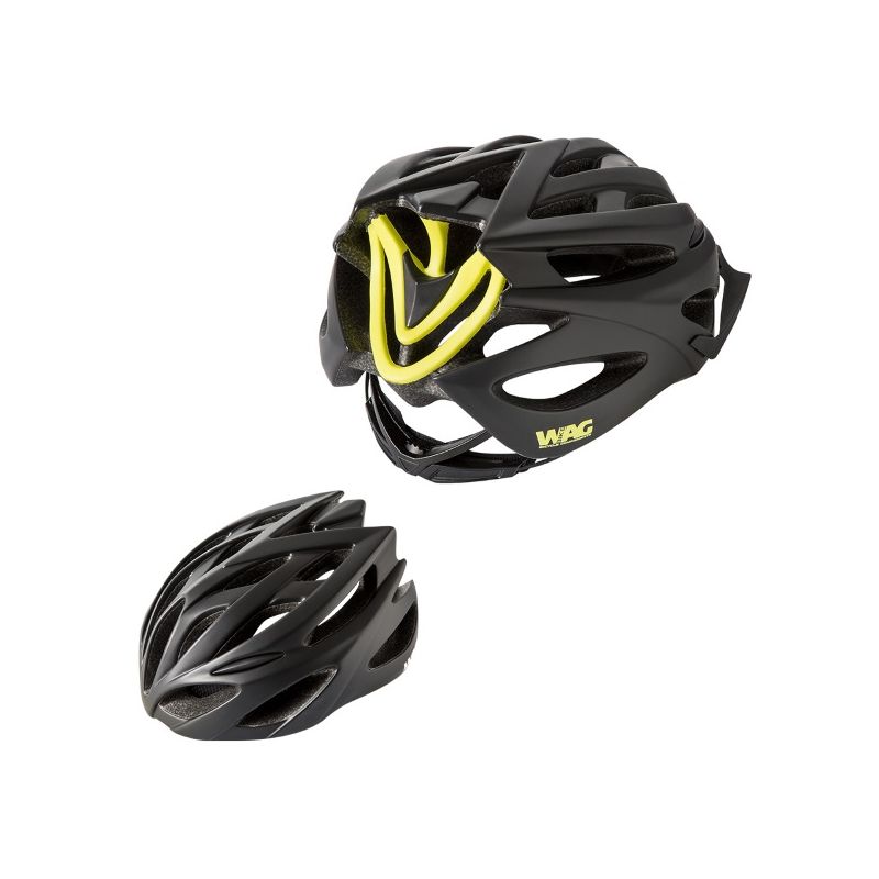 WAG - CASCO NEUTRON NERO E GIALLO MIS. L