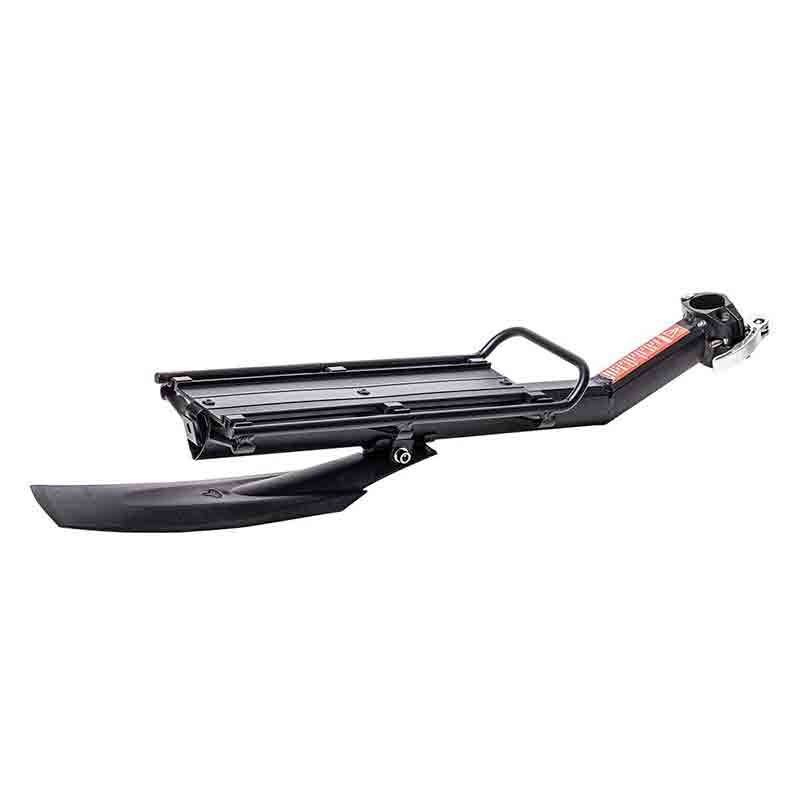 BRN -  Portapacco post. in alluminio con attacco al cannotto sella.