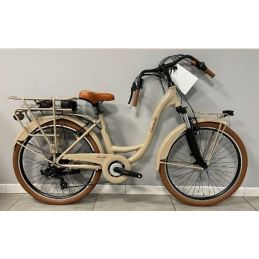 CASADEI -  VENERE ELETTRICA  CITYBIKE 26 RETRO' 6V BATT. PORTAP. 36V-14AH MOT. POST. V-BRAKE SUSP. FORK