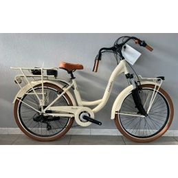 CASADEI -  VENERE ELETTRICA  CITYBIKE 26 RETRO' 6V BATT. PORTAP. 36V-14AH MOT. POST. V-BRAKE SUSP. FORK