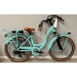 CASADEI -  VENERE ELETTRICA  CITYBIKE 26 RETRO' 6V BATT. PORTAP. 36V-14AH MOT. POST. V-BRAKE SUSP. FORK
