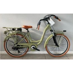 CASADEI -  VENERE ELETTRICA  CITYBIKE 26 RETRO' 6V BATT. PORTAP. 36V-14AH MOT. POST. V-BRAKE SUSP. FORK