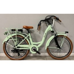 CASADEI -  VENERE ELETTRICA  CITYBIKE 26 RETRO' 6V BATT. PORTAP. 36V-14AH MOT. POST. V-BRAKE SUSP. FORK