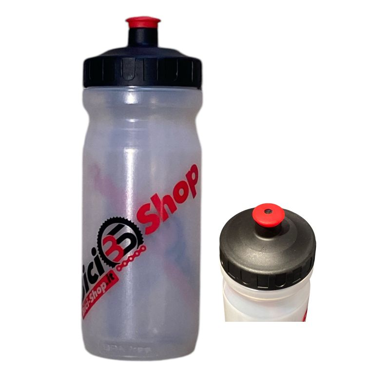 BORRACCIA BICI-SHOP 600ml Nera e Bianca