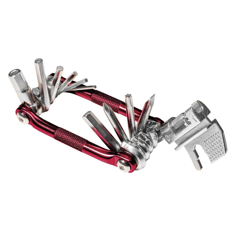 BRN - ATTREZZI MULTI SMART TOOL 17 FUNZIONI ROSSO
