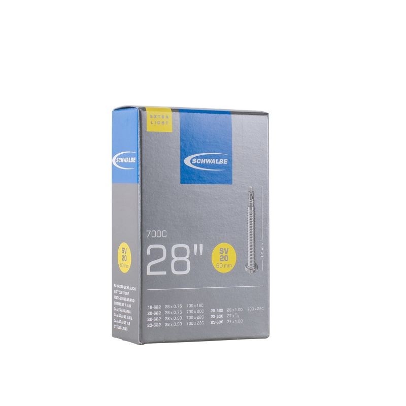 SCHWALBE - CAMERA D'ARIA LIGHT 700 x 18/25 FRANCESE 80 SV20 EX