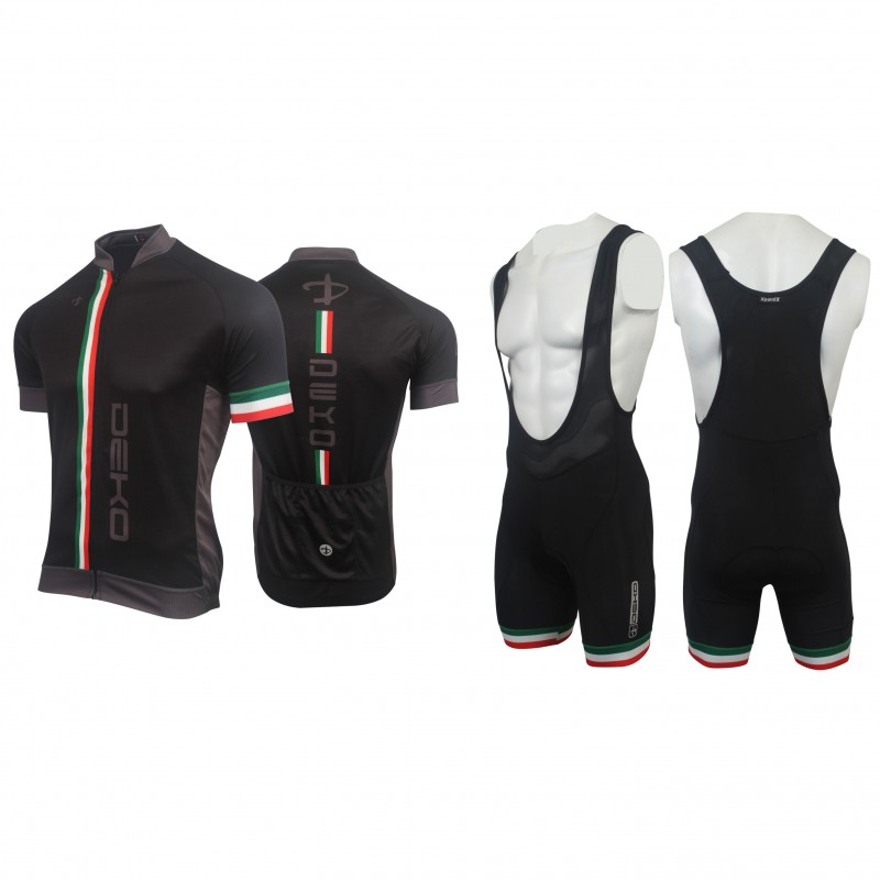 DEKO - SET ABBIGLIAMENTO ESTIVO FLAG MAGLIA + SALOPETTE